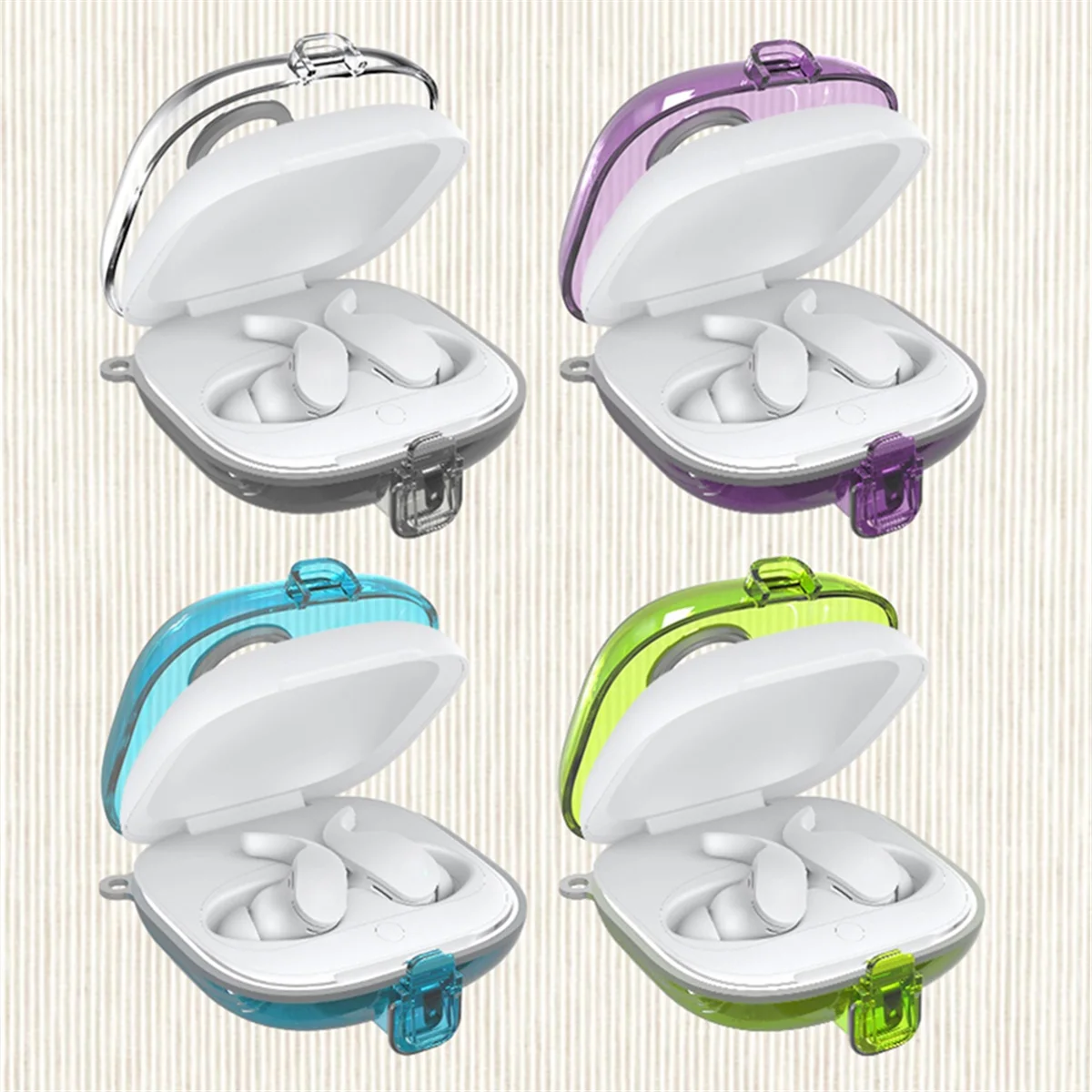 A57G-حامل سماعة الرأس سماعات لاسلكية غطاء من البولي يوريثان الحراري مع خطاف حبل ممتص للصدمات لهاتف Beats Fit Pro-A