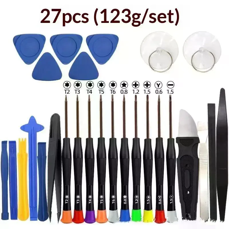 34pc Precision Screwdriver Set For Mobile Phones, Laptops, Tablets, Computers, Suitable For Small Maintenance And Disassembly