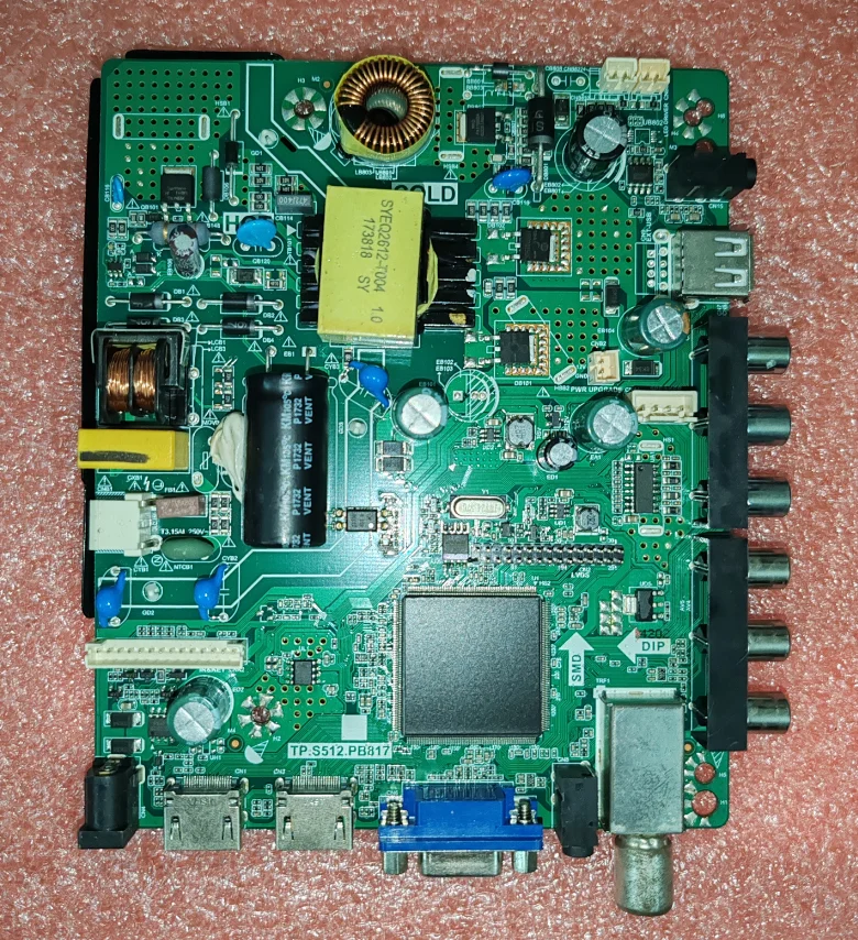 

TP.S512.PB817 Three in one TV motherboard, tested well, physical photo for 1920X1080 48W 500MA