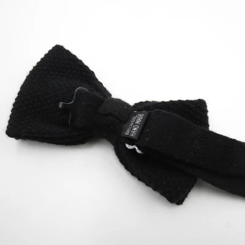 festival annual meeting office business high-end modern. Festival annual meeting Office Men's double wool knit bowtie