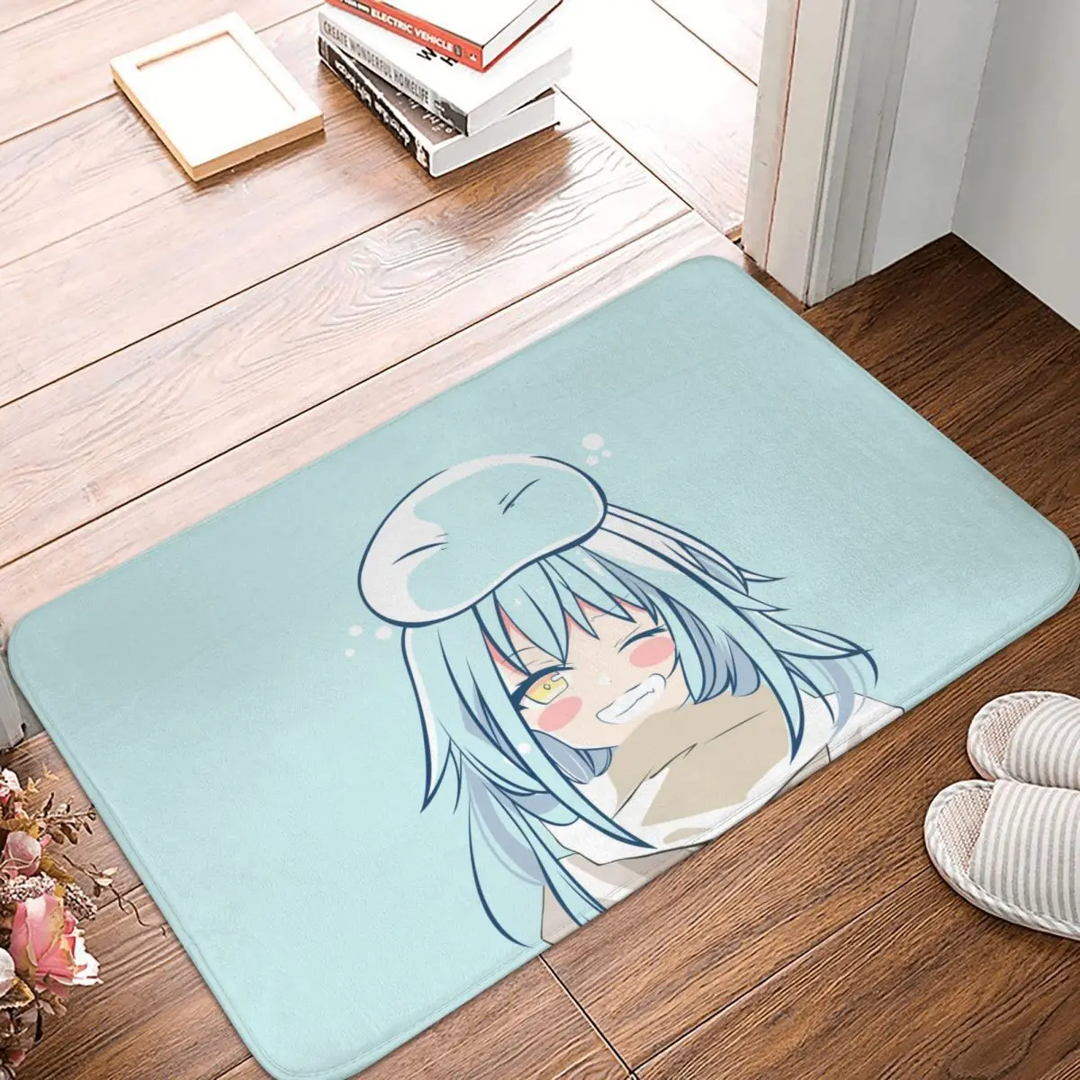 That Time I Got Reincarnated As A Slime Anime Bathroom Mat Rimuru Slime Doormat Kitchen Carpet Entrance Door Rug Home Decor