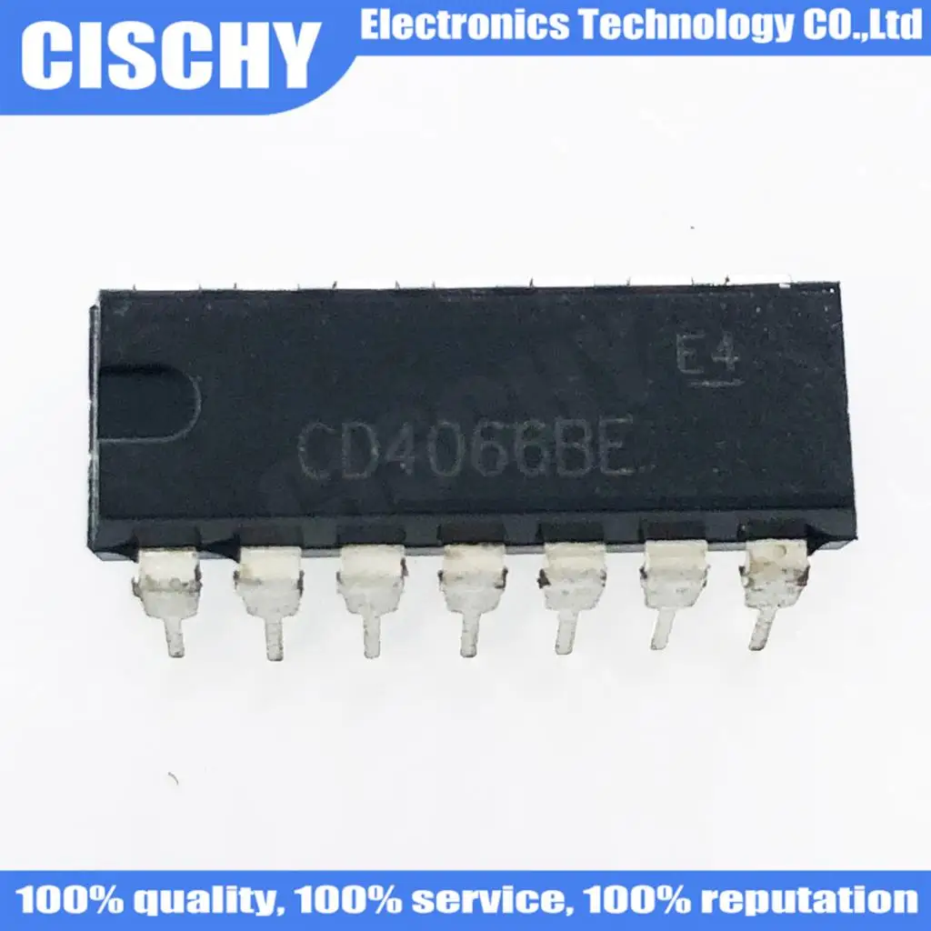 10PCS/Lot CD4066BE CD4066 4066BE DIP-14 In Stock