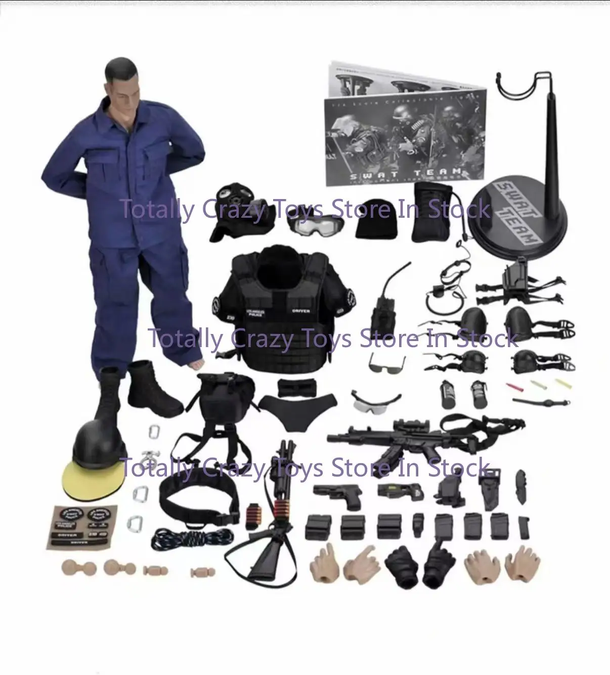 

Набор моделей солдат спецназа для борьбы с терроризмом, 1/6 масштаба, подвижная военная кукла-фигурка, около 30 см в высоту.