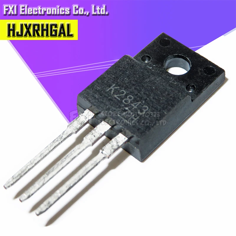 10pcs 2SK2843 K2843 TO-220F 500V 12A MOSFET N-Channel transistor new original