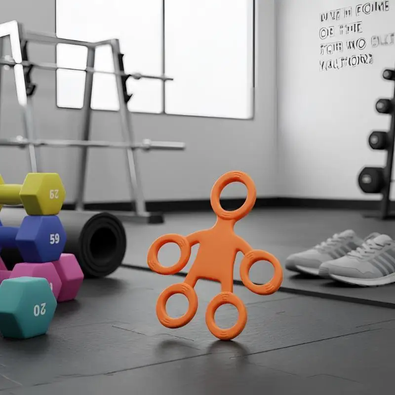 Finger Grip Silicone Ring Exerciser Antistress Resistance Band Fitness Stretcher 3 Levels Ibs Finger Sensory Toy For Autism ADHD