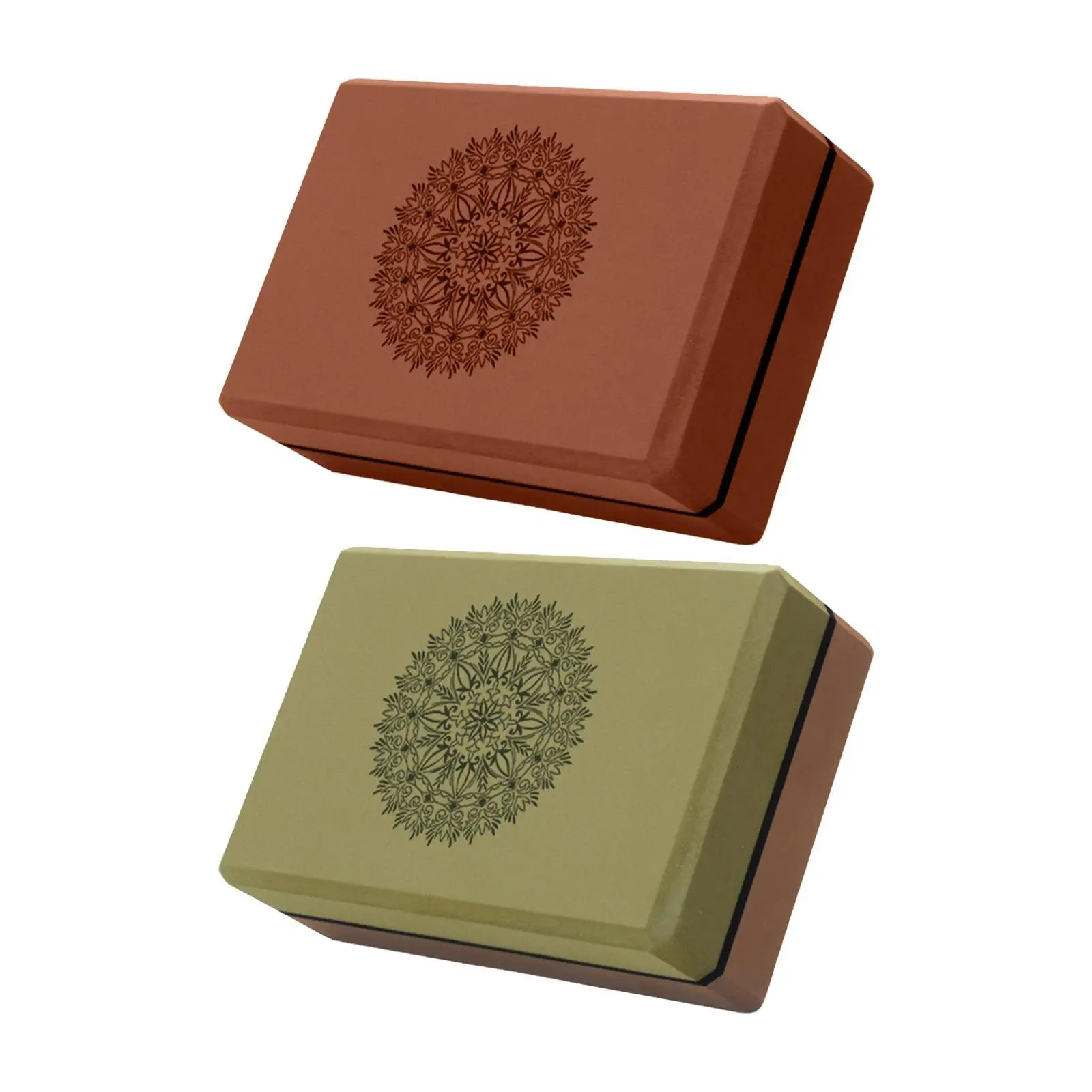 Yoga Block Supportive Multifunction Yoga Prop for Home Gym Squat Pilates Stretching Improve Strength, Balance and Flexibility
