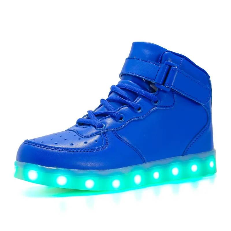 LED Shoes for Kids and Adults - Luminous Sneakers with Lights, Glowing Slippers - Size 25-46