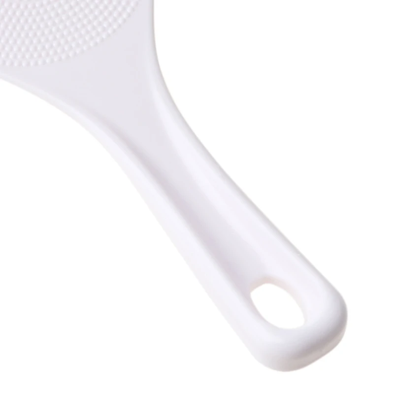 

2Pcs Kitchen Non Rice Paddle Hand Roll Spoons White Plastic Meal Spoon