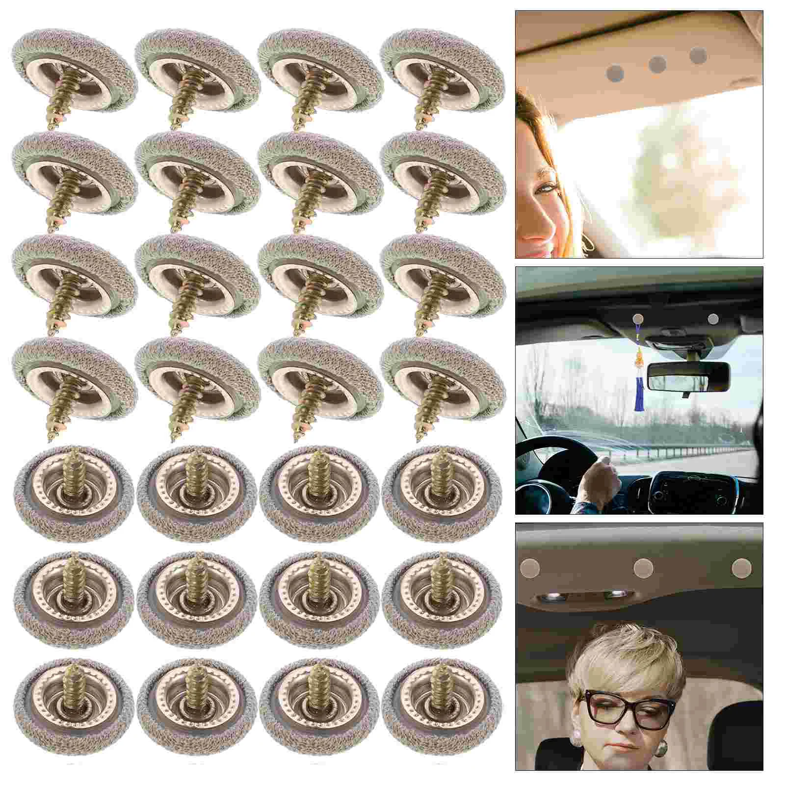 

Car Roof Buckle Interior Headliner Button Kit Buttons Repair Tool for Lining Rivets