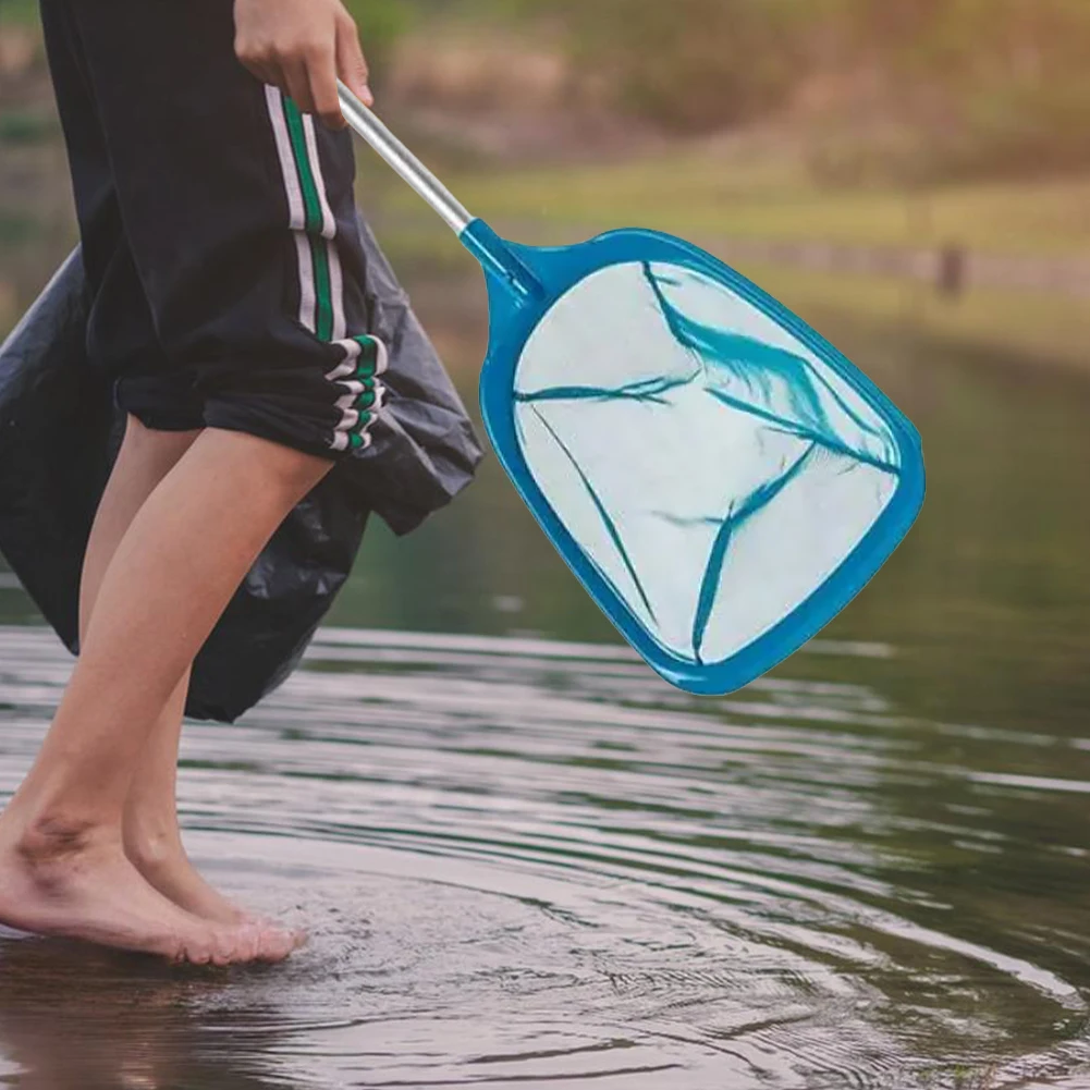 شبكة مقشدة حمام السباحة مع عمود معدني شبكة حمام السباحة مقشدة راك بركة ليف مقشدة منظف حمام السباحة لحمامات السباحة والمنتجعات الصحية وأحواض استحمام ساخنة #4