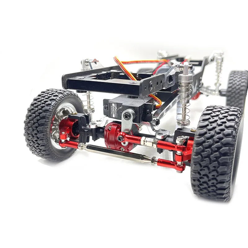 For MN78 MN82 Metal Front And Rear Axle With 3mm To 4mm Shaft Sleeve 1/12 RC Car Upgrade Parts Accessor