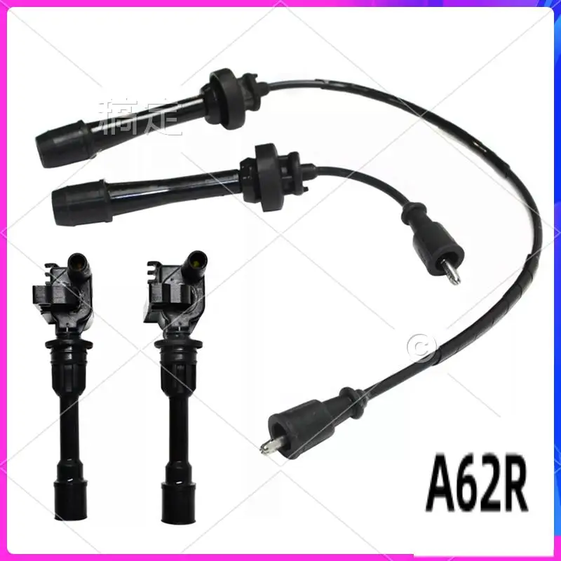 

R2-Car Ignition Coil & Spark Plug Wire Kit For Mazda Protege MP3 Protege5 UF407, 1756199 Replacement Parts