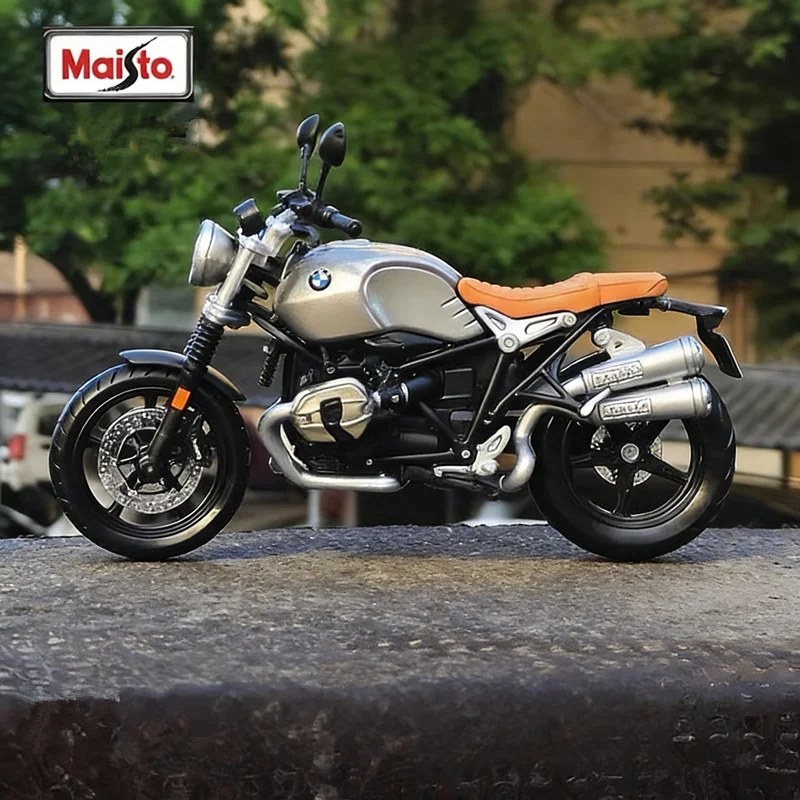 

Maisto 1:12 BMW R Nine T Scrambler Alloy Racing Motorcycle Model Simulation Diecast Metal Sports Motorcycle Model Kids Toys Gift