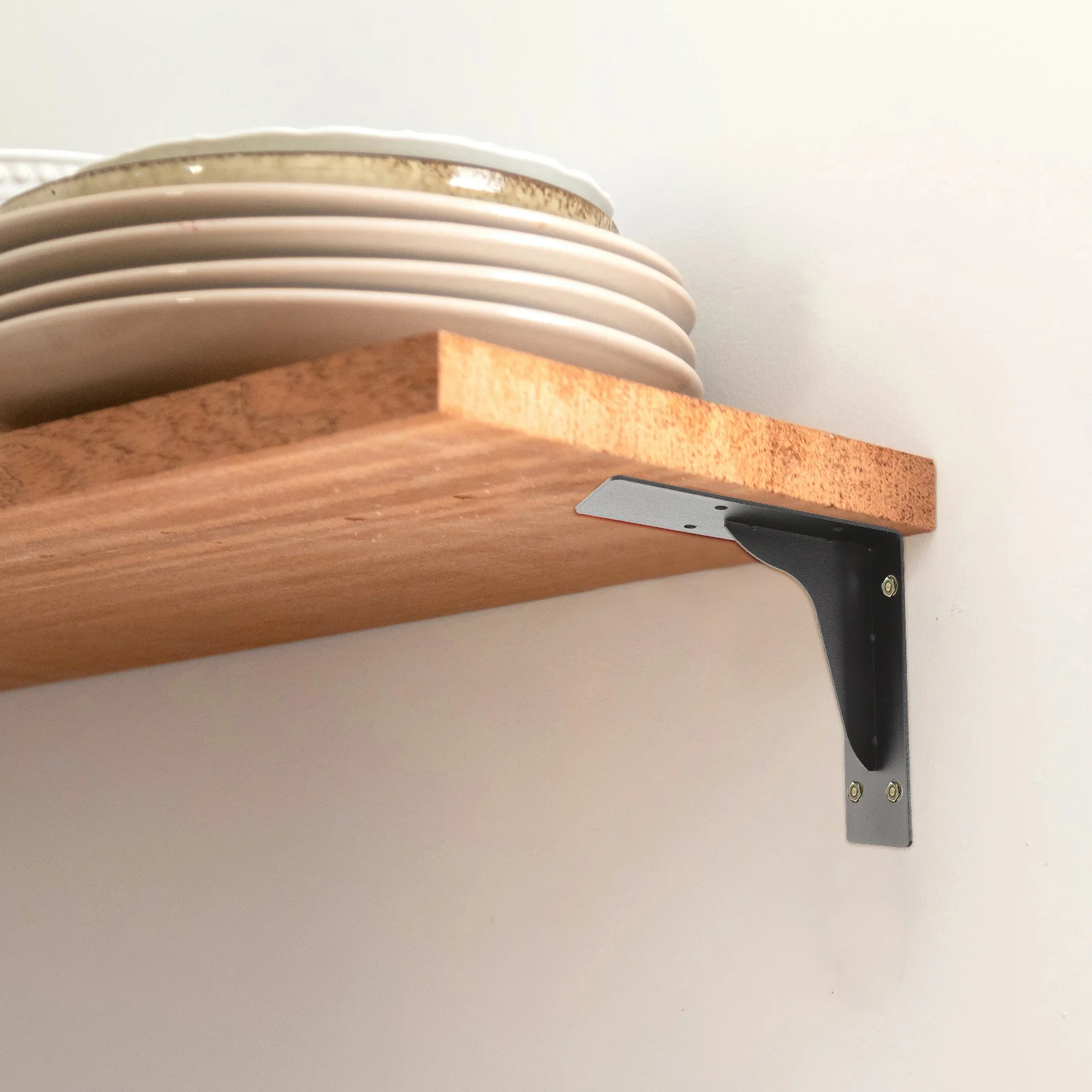 

Floating Shelf Bracket Heavy Duty Wall Brackets for Shelves Stainless Steel Strong Support DIY Home Storage Solution