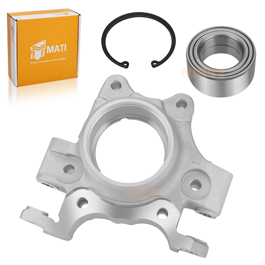 

5140585 Left Hand Mach Wheel Bearing Carrier & Bearing w/Ring Clip for Polaris RZR Turbo XP 2017-2021 RZR Turbo XP 4 2017-2021