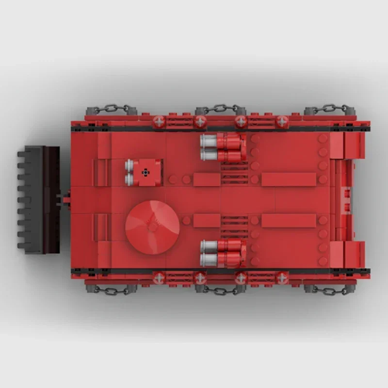 Moc อาคารอิฐอาวุธทหารรุ่น Rhino Corsairs ถังเทคโนโลยี Modular Block ของขวัญของเล่นเด็ก DIY ชุดประกอบ