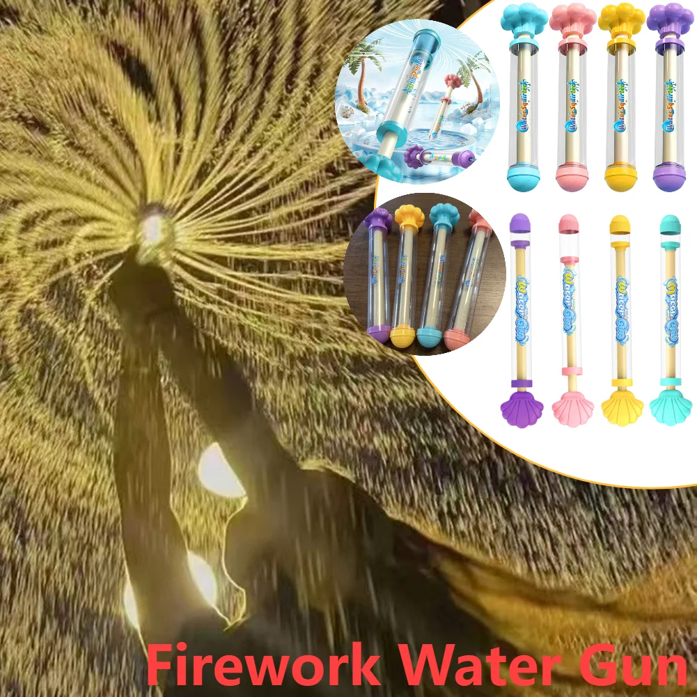 1–4 Stück neue Feuerwerk-Brunnen-Wasserpistole – Super Soaker Squirt Gun Outdoor-Wasserspray-Spielzeug, Schlachten, Strandparty, Driften, Abenteuer