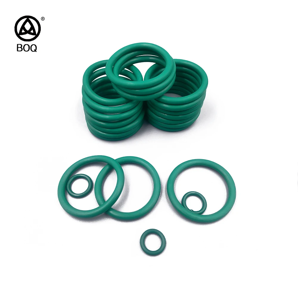 

CS 4 mm OD 50 - 100 FKM O-ring Green Fluororubber Rubber Sealing Gasket O Ring Oil Resistant Acid Alkali Resistant O-Ring Kit