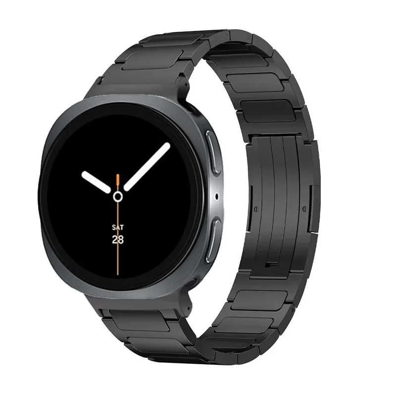 Titanium Metal Strap for Samsung Galaxy Watch 8 40mm 44mm/Classic 46mm Stainless Steel Band for Galaxy Watch 8 Ultra 47mm Correa