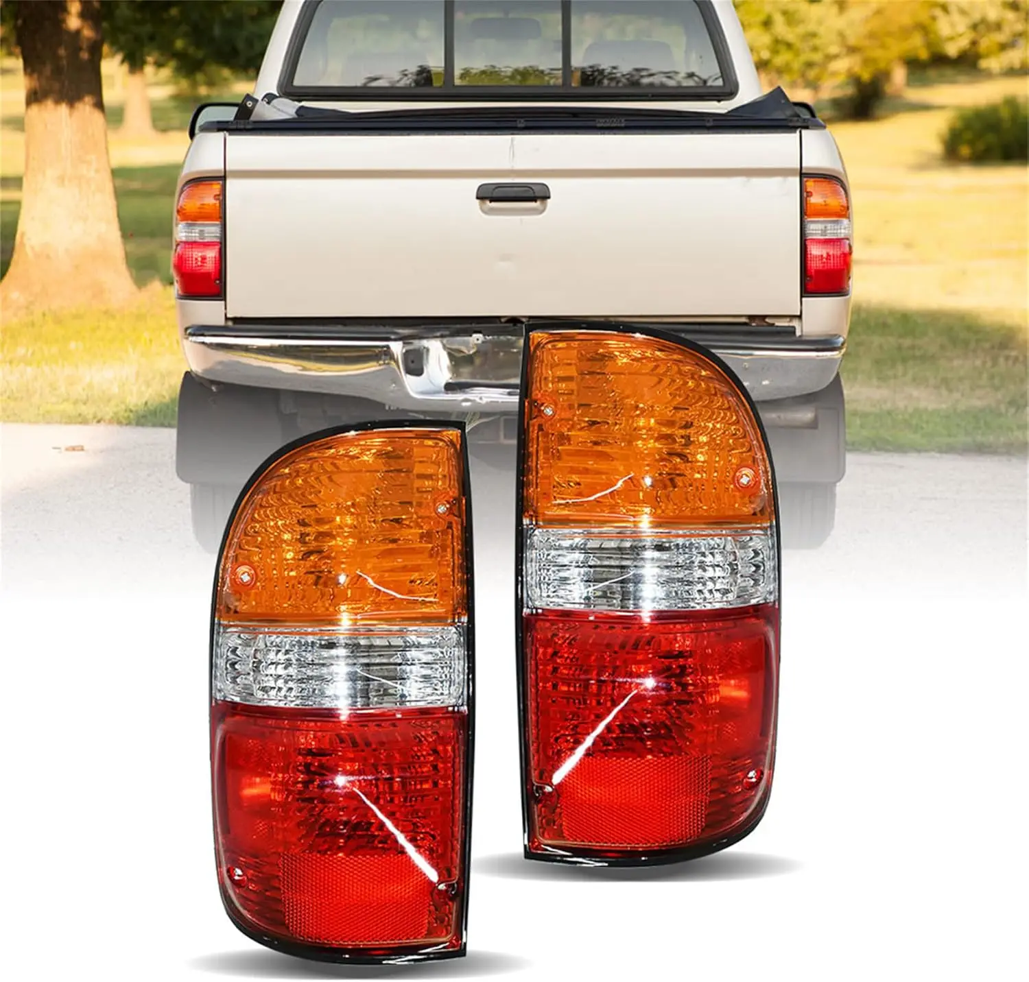 

Tail Lights Assemblies for Toyota Tacoma 2001-2004 Left Right Side 8156004060 TO2800139