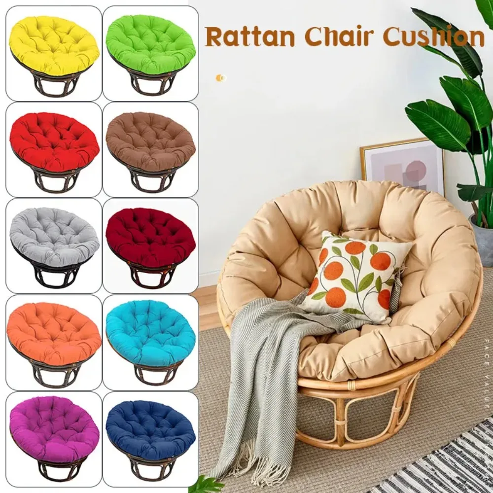 

Durable 40/60/80cm Swing Chair Mat Hammock Outdoor Supply Rocking Chair Seat Mat Thickened Floor Cushions Backrest Pillow Home