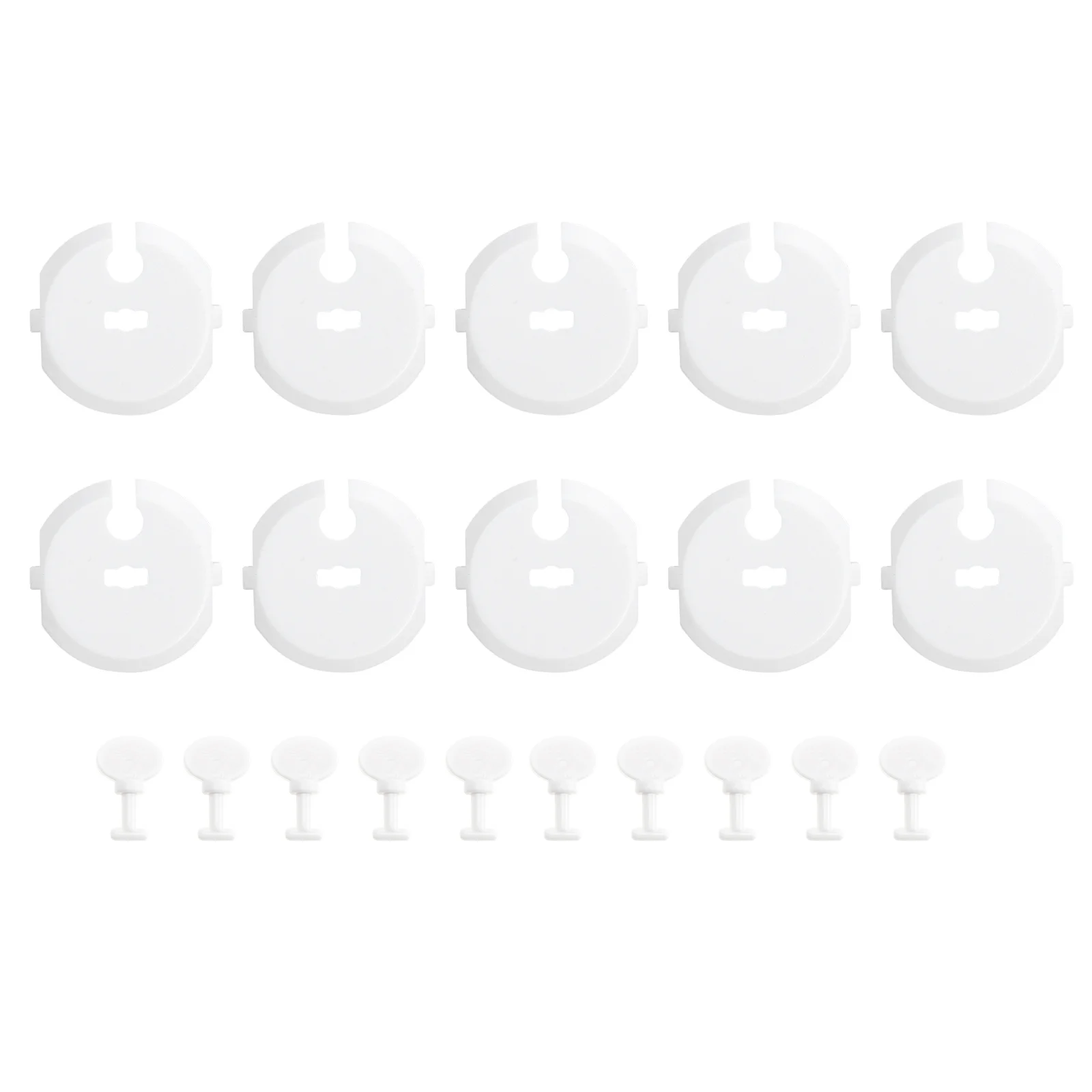 20 قطعة مخرج طاقة آمن للأطفال على الطراز الفرنسي واقيات مقاومة للصدمات الكهربائية للمنزل والمكتب والحمام والمطبخ مقبس كهربائي