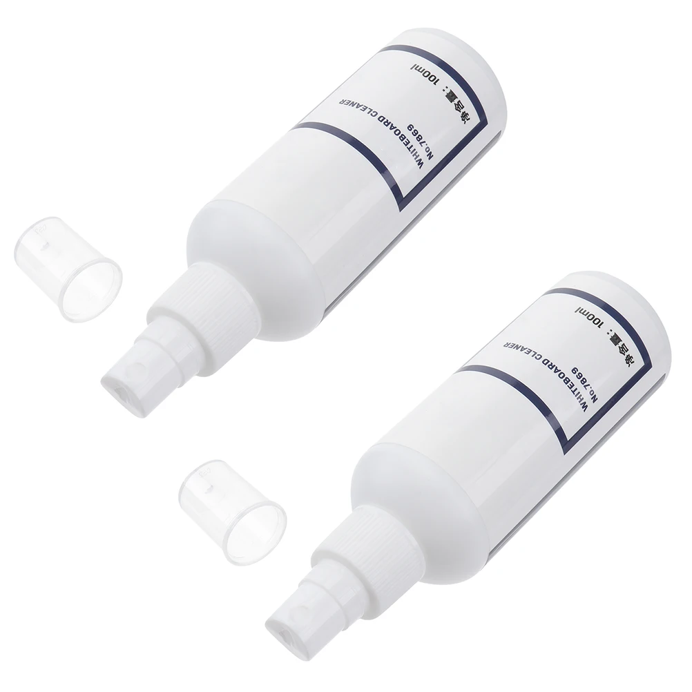 2 Pcs Detergent Portable Whiteboard Cleaner Water Spray Wipe The Cleaning Solution