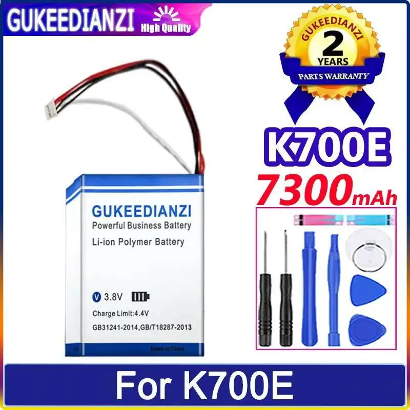 

Network Communication Device Battery Reliable Replacement 7300Mah Fit For K700E Engineering Treasure