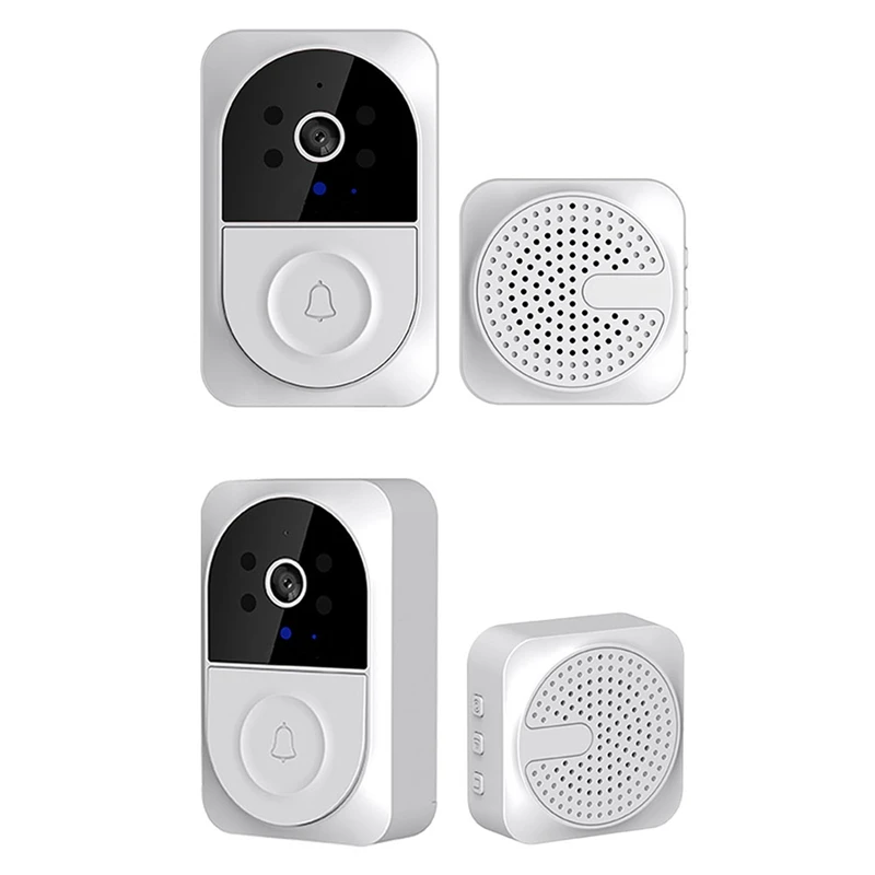 الذكية اللاسلكية عن بعد جرس باب يتضمن شاشة عرض فيديو مع الرنين المنزل الاتصال الداخلي HD للرؤية الليلية واي فاي الأمن الجرس كام جرس الباب الذكي