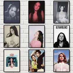 Lana Del Rey Singer POSTER Poster Prints Wall Pictures Living Room Home Decoration Small