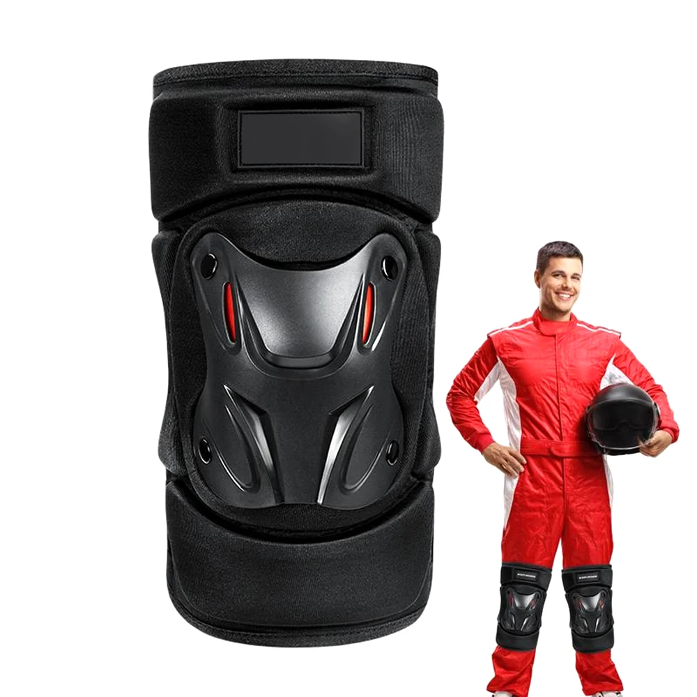 1Pair Motorcycle Knee Elbow Pads Anti-drop and Breathable Racing Off-Road for Outdoor Sports Windproof Knee & Elbow Protection