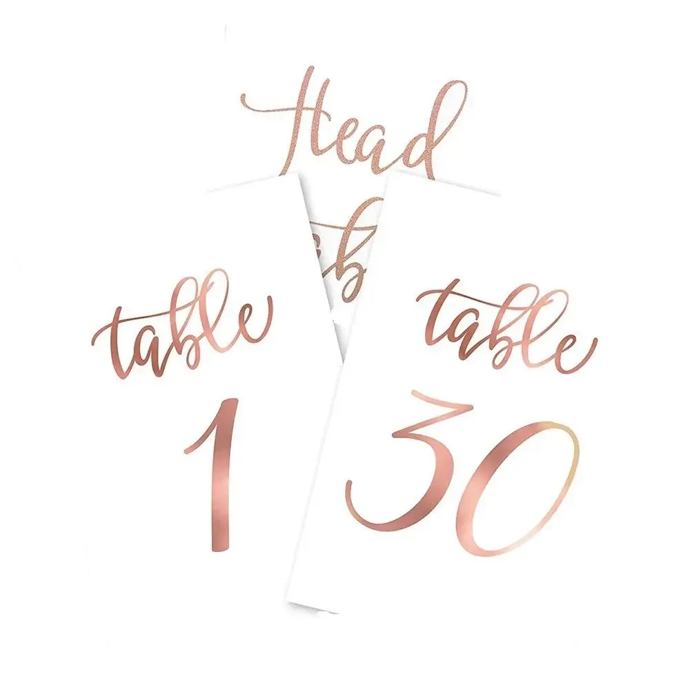 

Номера свадебного стола на заказ | Золотые двусторонние настольные карты | Приемные таблички с номерами стола