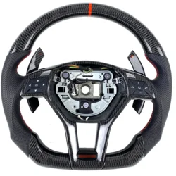 custom carbon fiber steering wheel For Mercedes Benz 2010 2011 2012 2013 CLS W176 GLA CLA GLC A B C E-Class GLK M W204 AMG