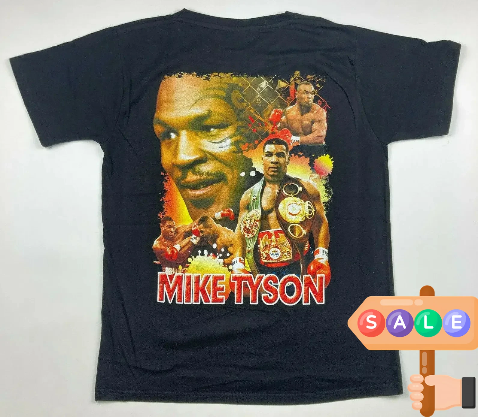 Boxer Mike Tyson Memorializes Boxing Fans Gift T-Shirt 100% Cotton O-Neck Short Sleeve Summer Casual Mens T-shirt Streetwear