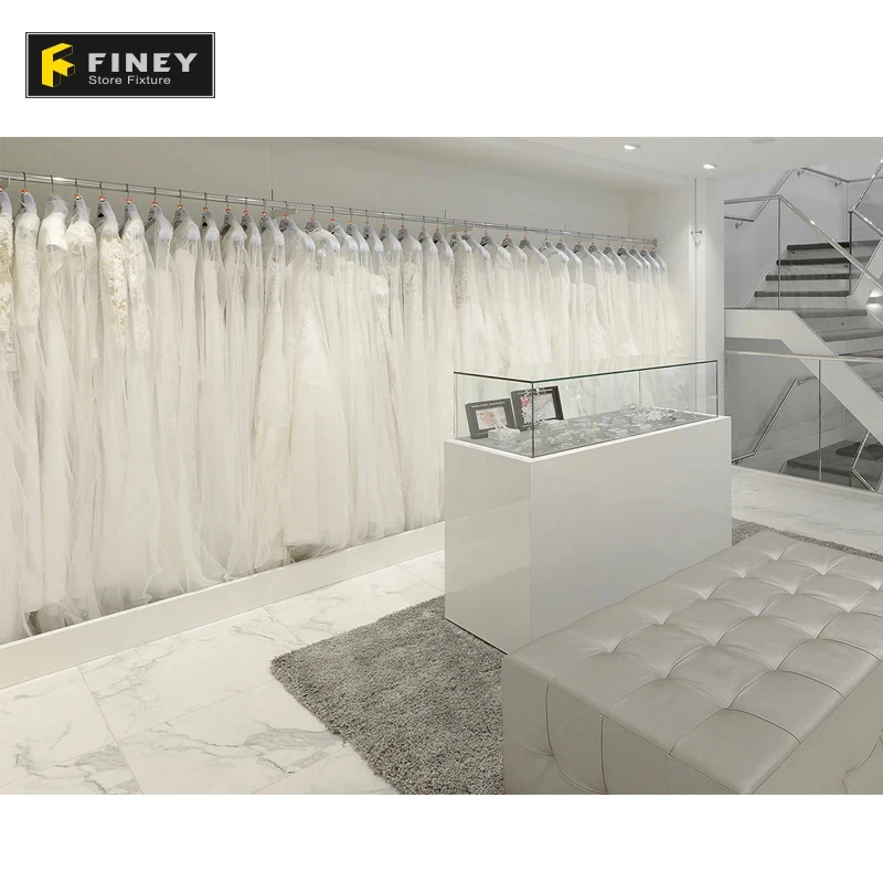 

Customize.Customized Design Bridal Shop Fittings Bridal Dresses Bridal Store Interior Display Furniture Factory Directly Sale