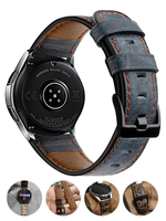 Leather Strap For Samsung Galaxy watch 4/5/6/7/FE/Pro/classic 44mm 40mm 45mm 20mm 22mm correa bracelet HUAWEI watch GT 2e 3 band