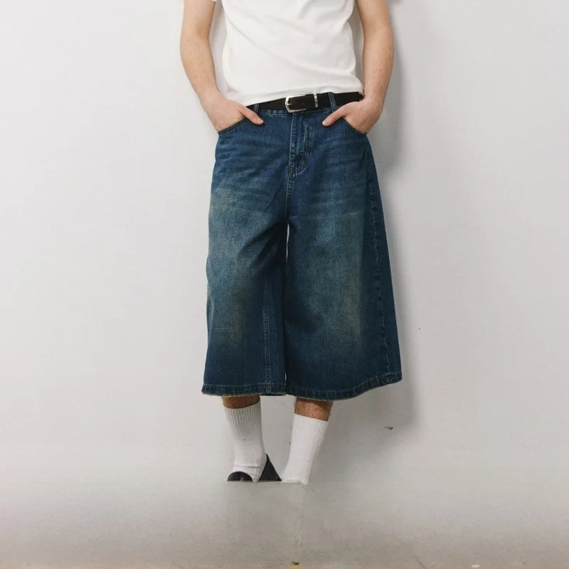 Calças Jeans Retrô das de Cintura Baixa, Corte Reto e Solto, Estilo Casual para Homens e Mulheres, Novo Estilo de Verão, ...