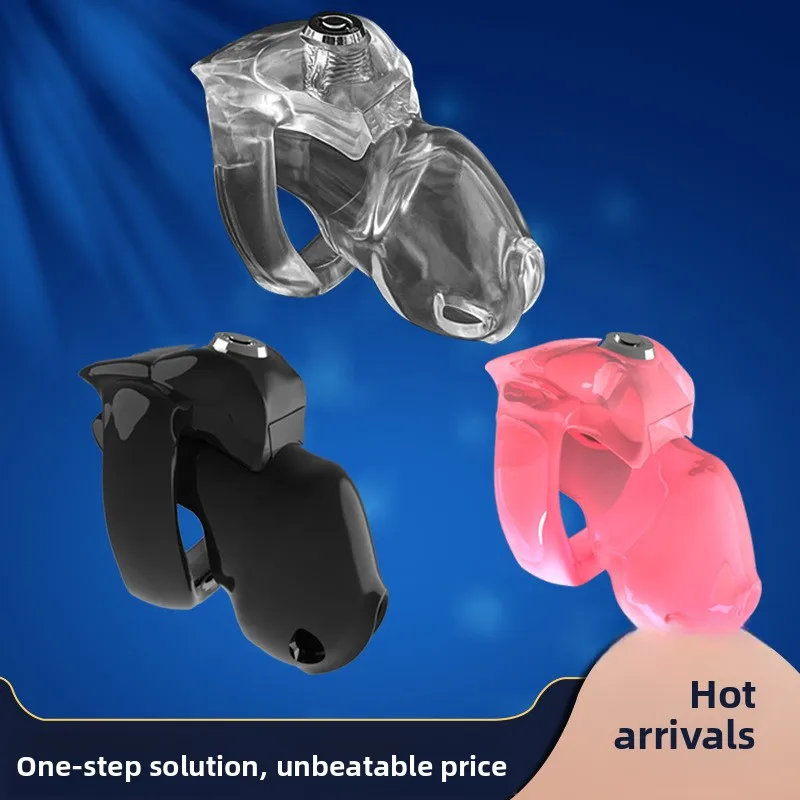 HT-V5 Chastity Lock Male Resin Chastity Separation Lock Adult Products Solitary Lock view 3
