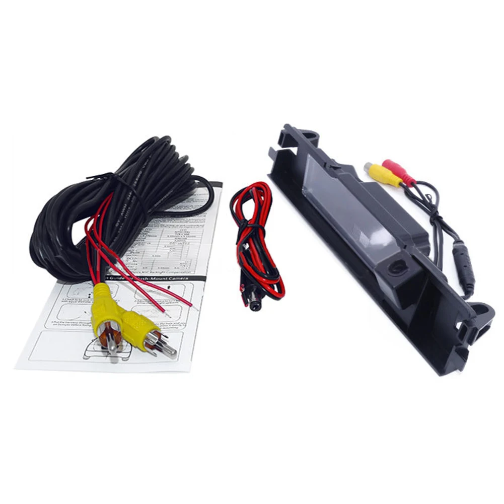 Reverse Camera Car Backup Car Accessories High Clear 12V±10% DC 80mA/100mA 480 TV Lines 6M Video Cable ABS Material