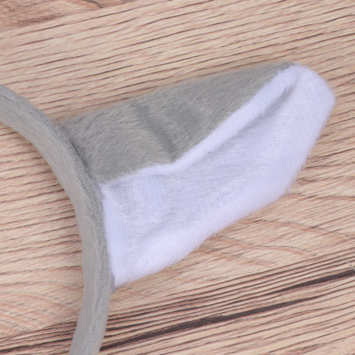 

3pcs Ear Headband Costume Accessories Halloween Cosplay Set for Kids Adults Soft Photo Props Tail Bowtie Big Gray