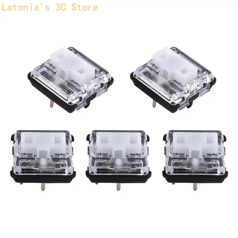 5Pcs Low Shaft Silents Switches Nighttime Gaming Office Work Providing NoiseFree for G815 G915 G813 Mechanical Keyboards X3UB
