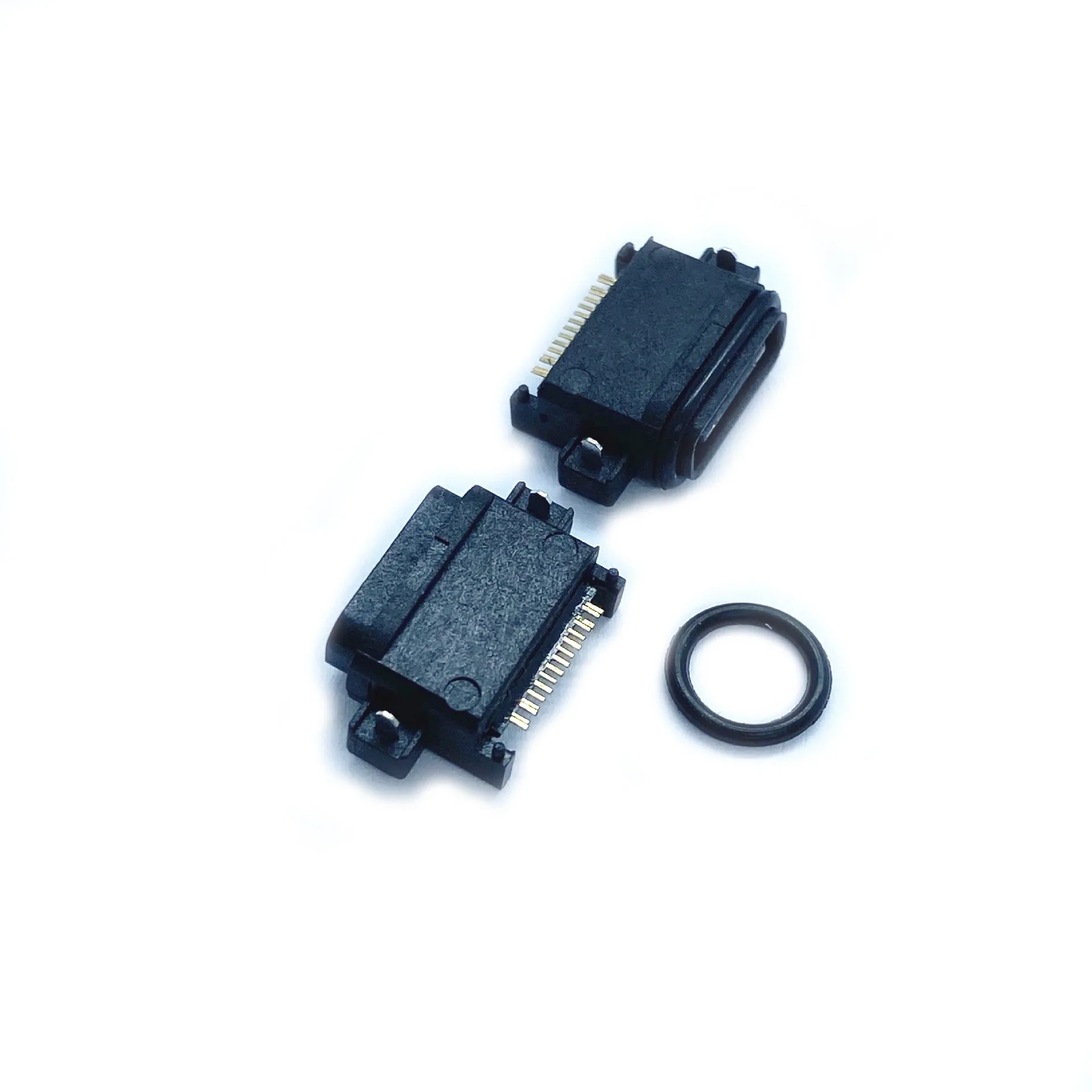 For IPX7 waterproof TYPE C female16PIN sinking plate 1.65mm waterproof 16P female head USB3.1 interface