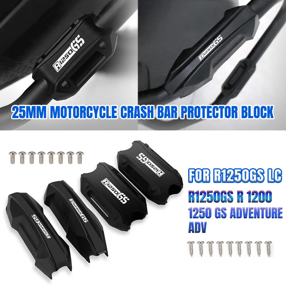 

Motorcycle Bumper Engine Guard 25MM Protector Block Crash Bar Decorative For BMW R1250GS LC R1250GS R 1200 1250 GS Adventure adv