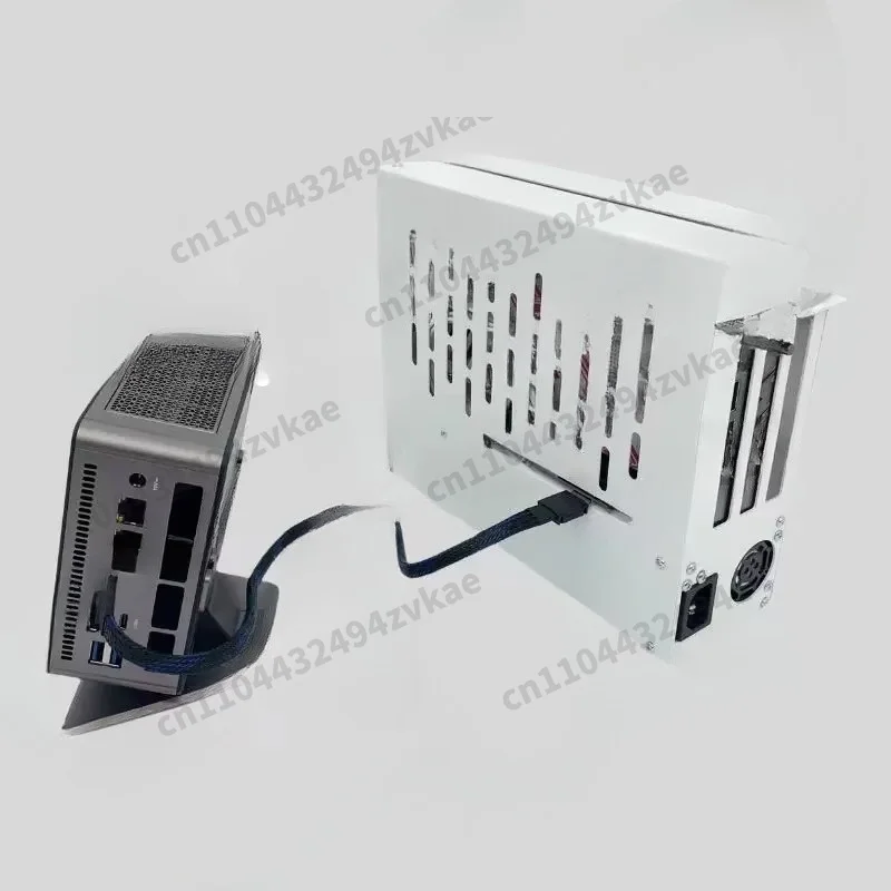 All-in-One EGPU Dock, Oculink / M.2 NVMe / USB4 External GPU Enclosure for Laptop & Handheld Gaming PC