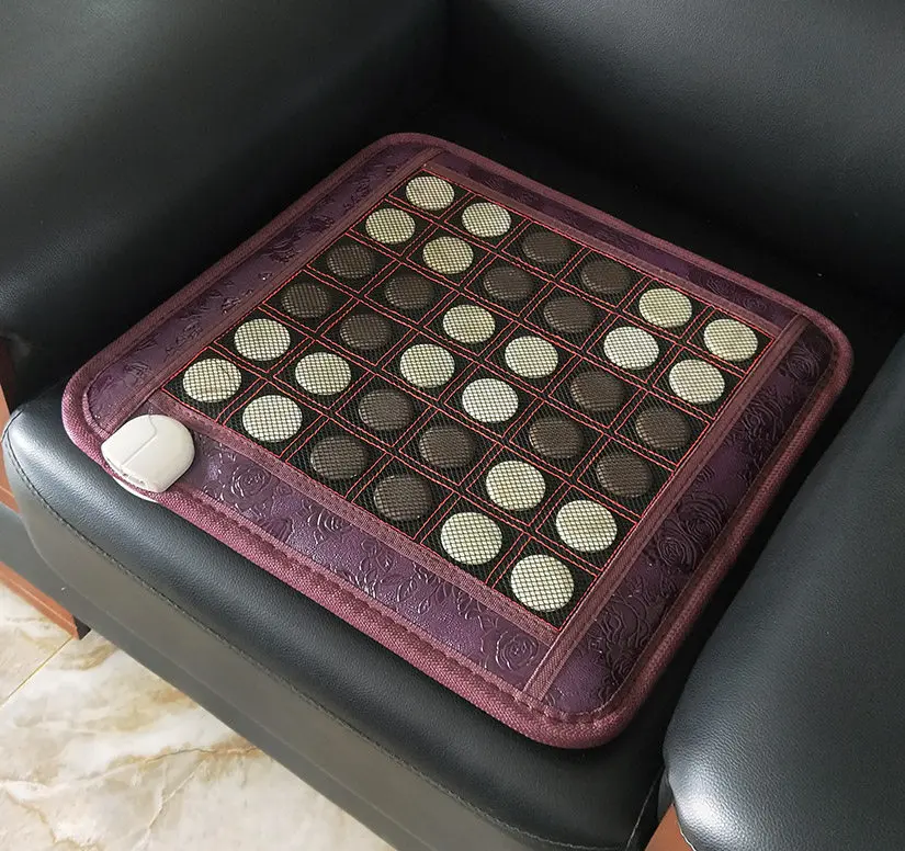 45 * 45 cm Jade stone needle ms tomalin germanium stone cushion heating health electric heating infrared massage cushion