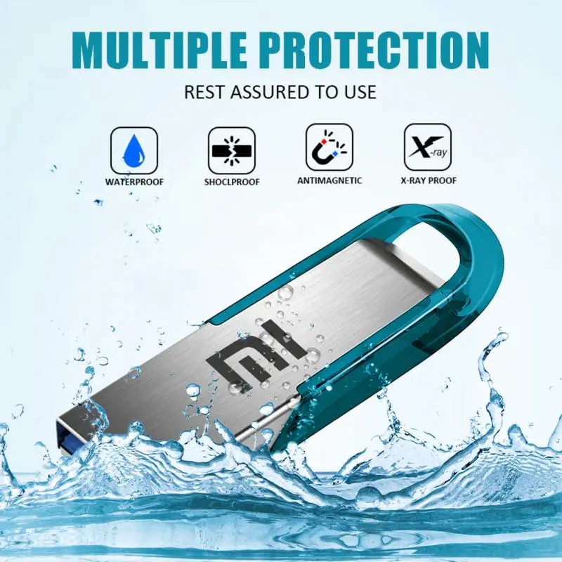 Xiaomi Usb 2Tb 3.2 Metalen Pen Drive Sleutel 1Tb 512Gb Type C Hoge Snelheid Pendrive Overdracht Opslag Waterdichte Flash Drive Geheugenstick