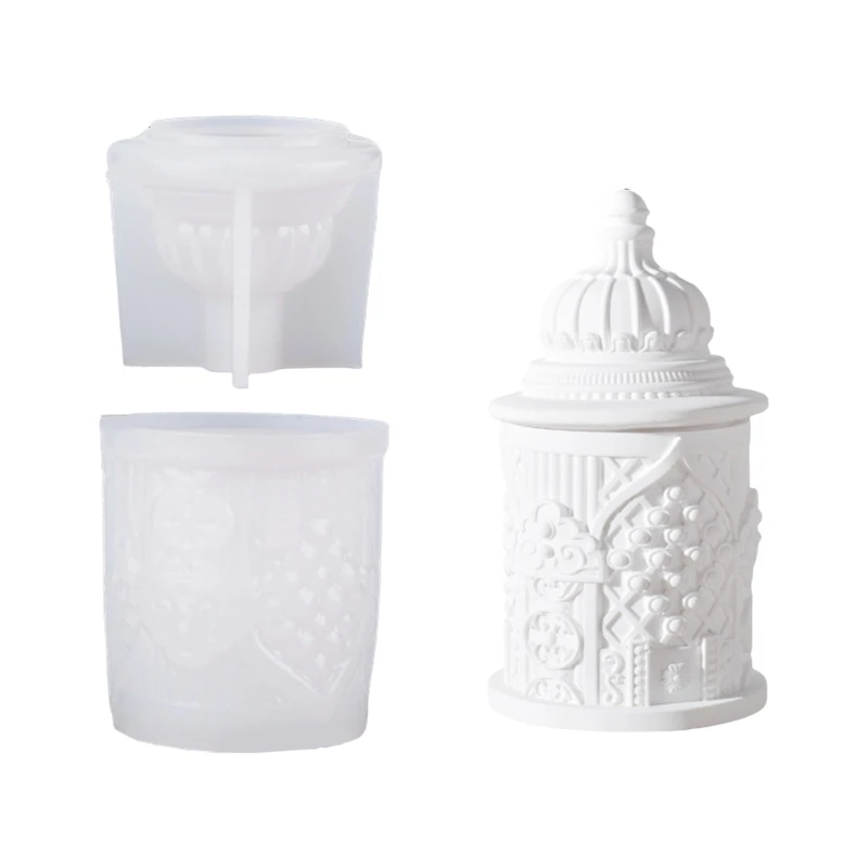 

Multipurpose Silicone Mould for Handmade Storage Cups Nordic Themed Resin and Plaster Crafting Supplies Daily Use C71A