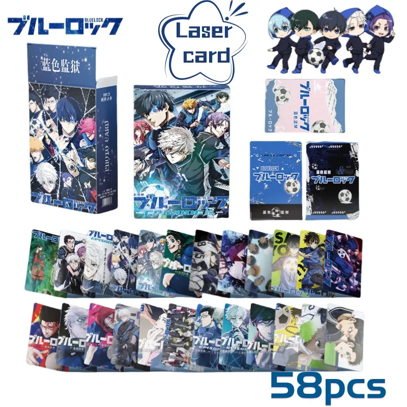 Bloqueio azul shiki jisei seishiro nagi funagawa matsu anime bidimensional dos desenhos animados cartão laser dupla face bonito cartão lomo