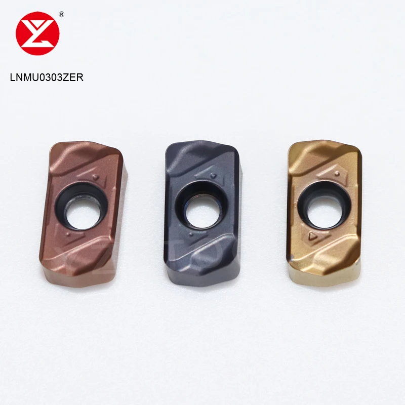 CNC Tool LNMU0303ER Double Face Cutter Carbide Fast Forward to Milling Inserts Thread head EXN03R Stainless steel cast