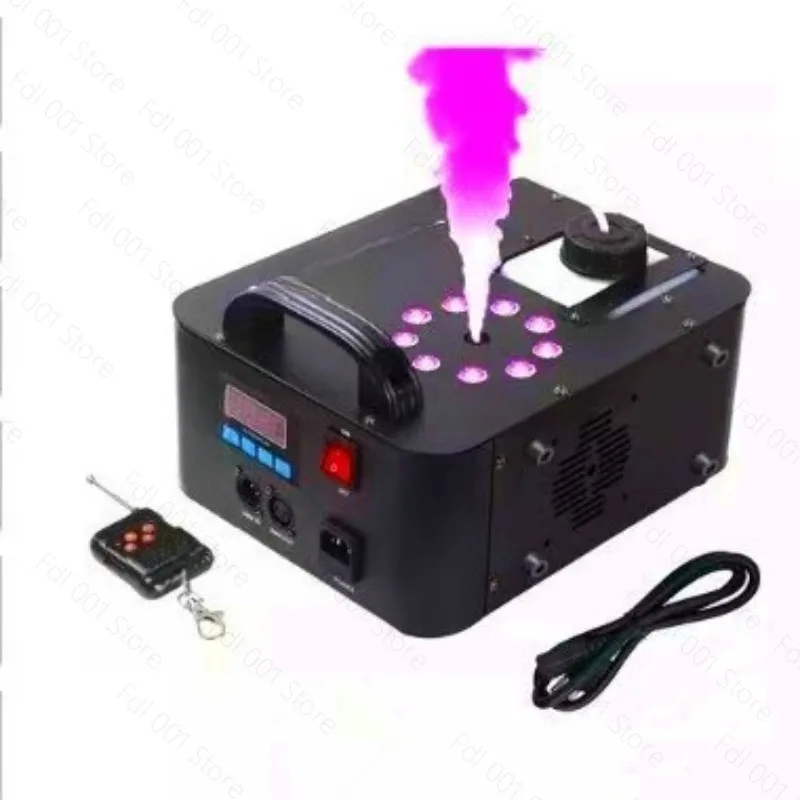 LED Air Column Smoke Machine Portable Up Spray Fog Maker Club Disco Wedding Stage Atmosphere Device